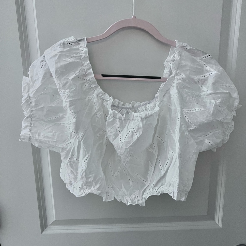 Shein Lace Off the Shoulder Top